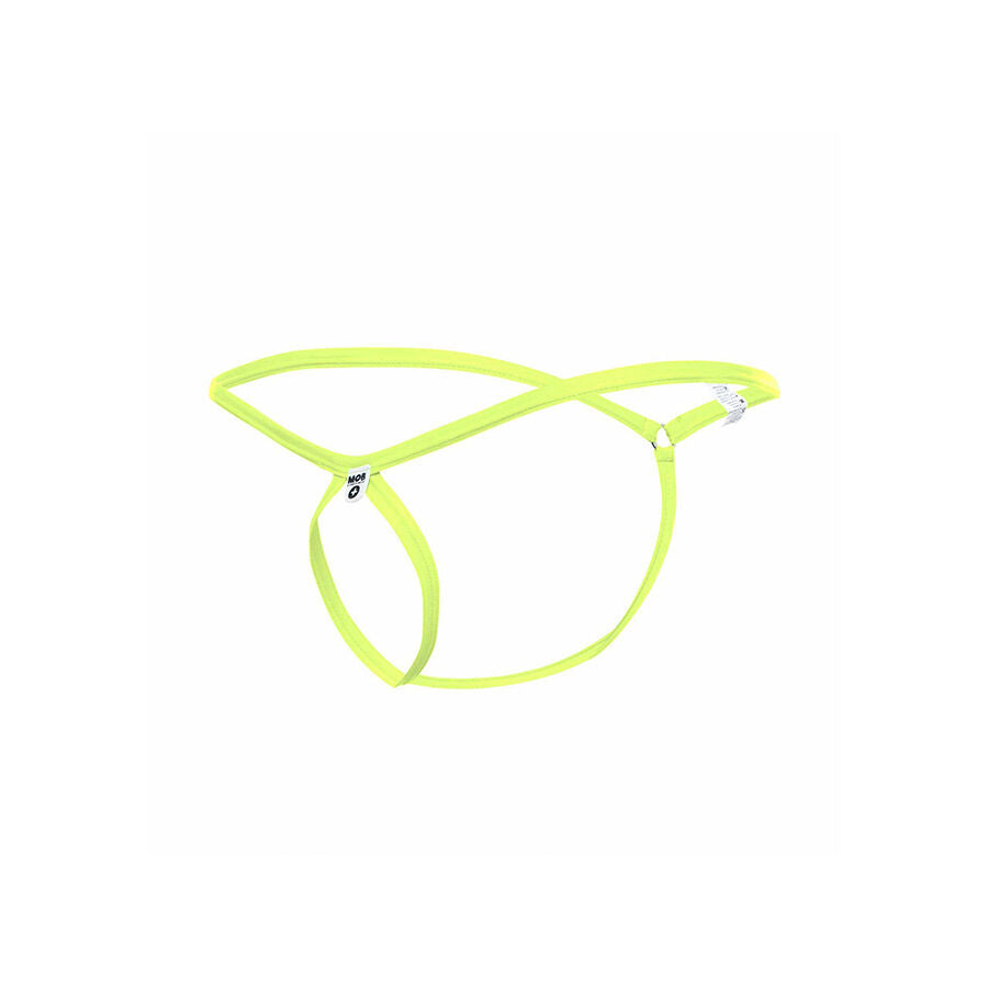 MOB - GROENE DRUPPELVORMIGE STRING MAAT S/M