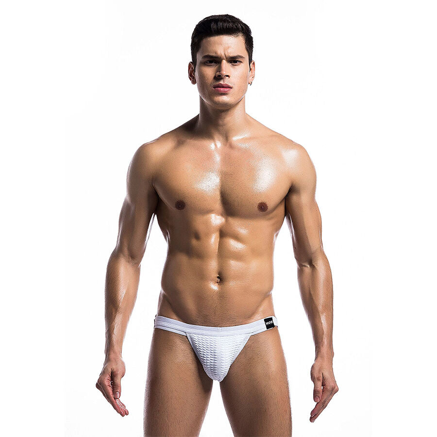 MOB - WITTE FETISH JOCKSTRAP ZWEMBROEK MAAT XL