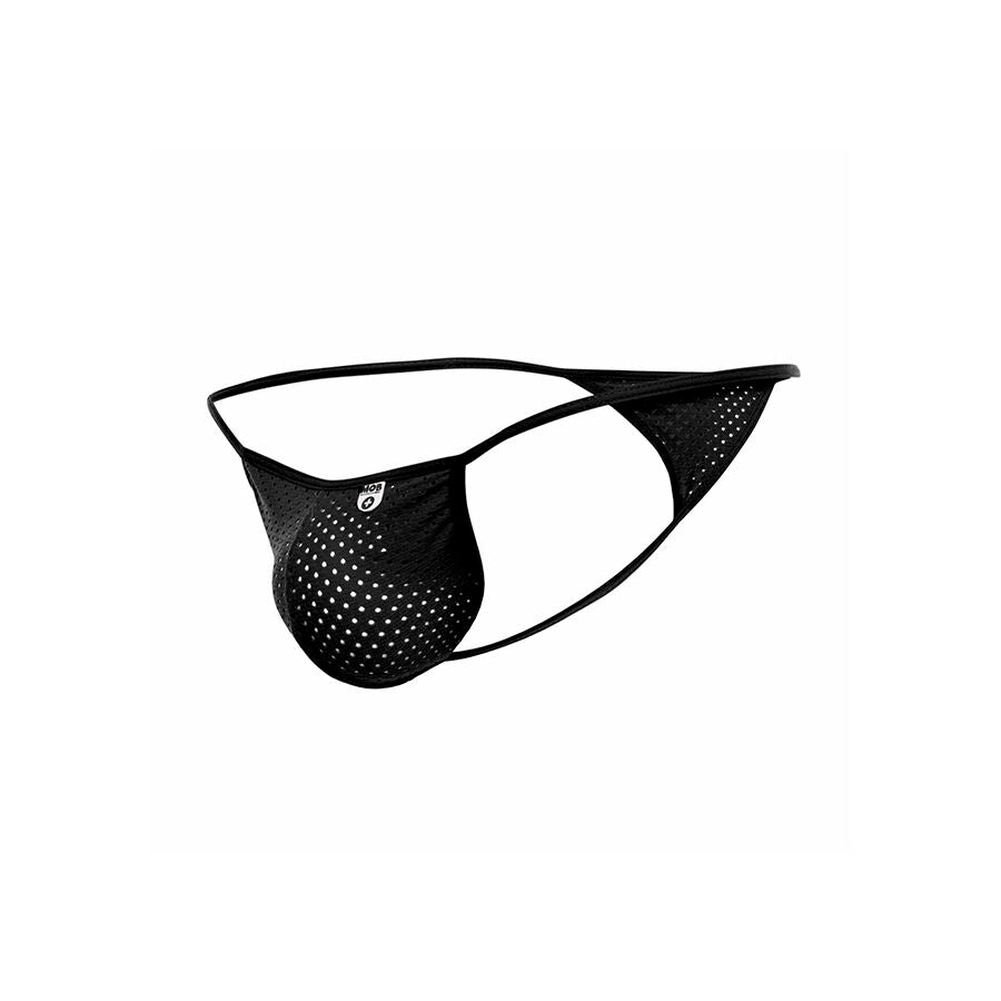 MOB - ZWARTE MICROVEZEL V-STRING MAAT S/M