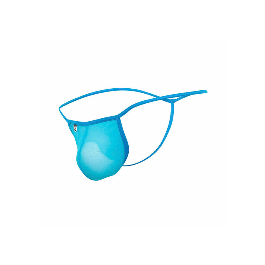 MOB - TRANSPARANTE T-VORMIGE STRING AQUA MAAT S/M