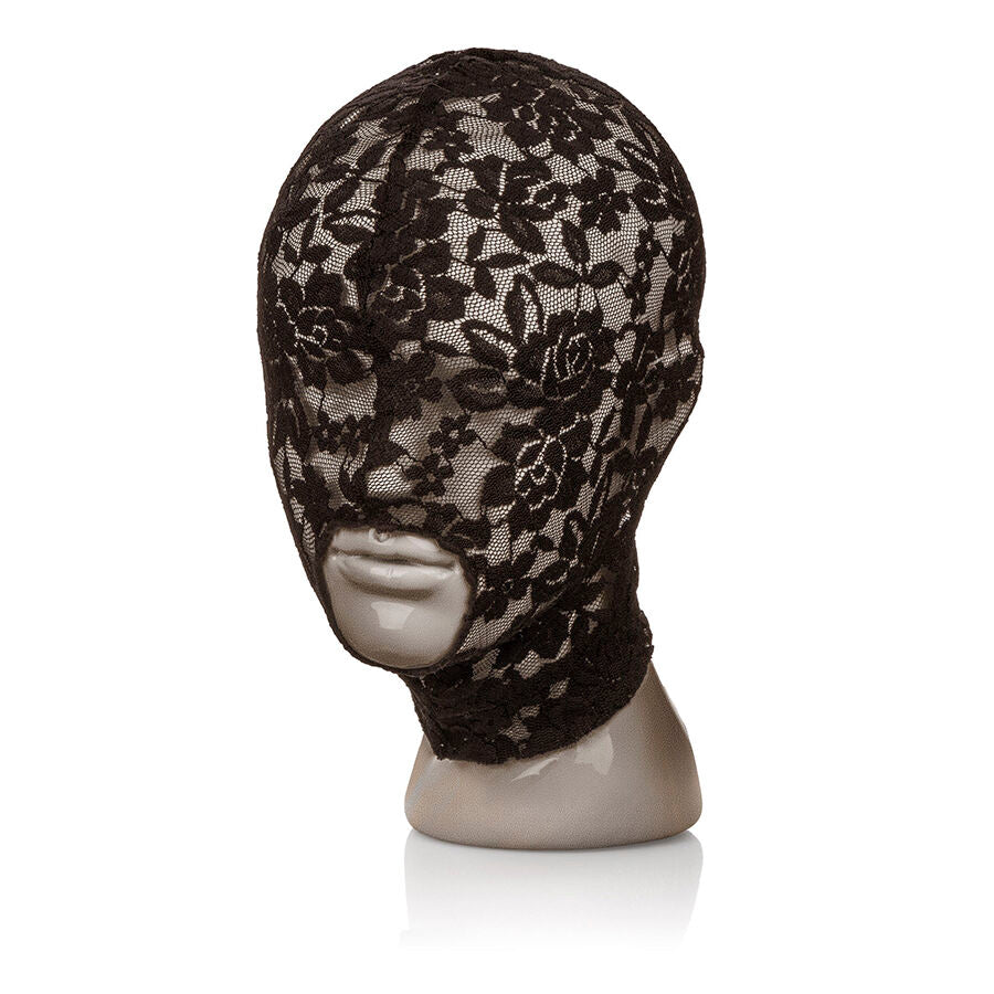CALEXOTICS - SCANDAL BLACK LACE BALACLAVA
