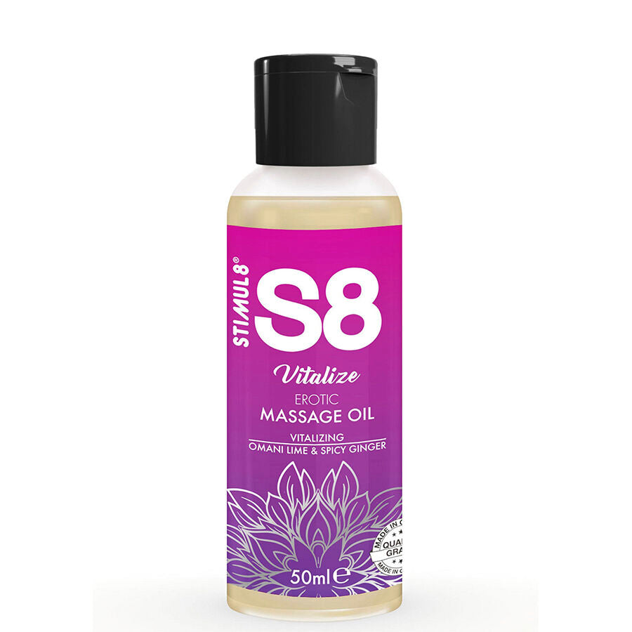 STIMUL8 - S8 VITALIZE EROTICHE MASSAGEOLIE LIMOEN 50 ML