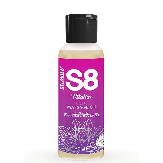 STIMUL8 - S8 VITALIZE EROTICHE MASSAGEOLIE LIMOEN 50 ML