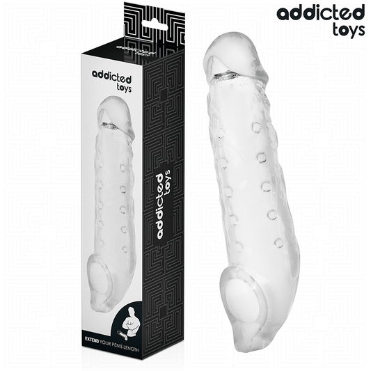 ADDICTED TOYS - TRANSPARANTE PENISVERLENGER MAAT S 23 CM