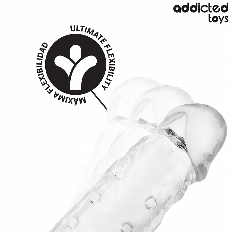 ADDICTED TOYS - TRANSPARANTE PENISHULS MAAT M 27 CM