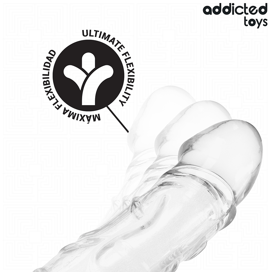 ADDICTED TOYS - TRANSPARANTE PENISVERLENGER 27 CM