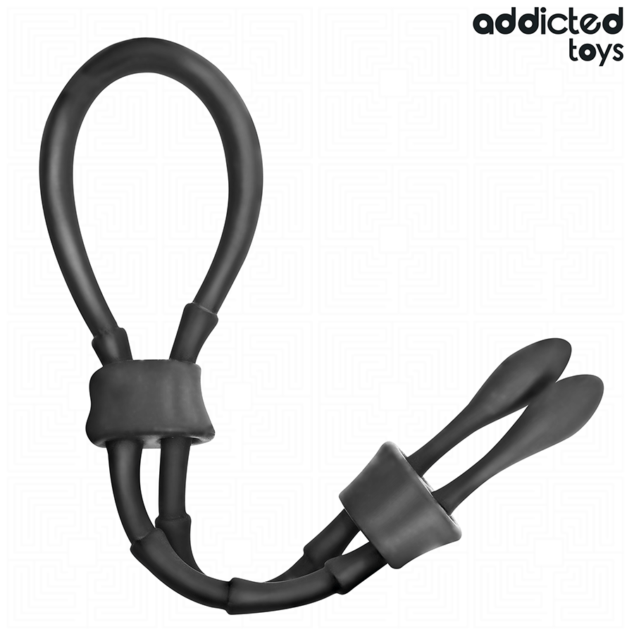 ADDICTED TOYS - VERSTELBARE SILICONEN RING VOOR DE PENIS