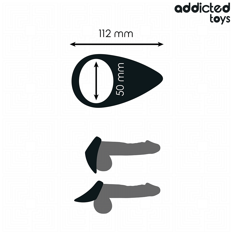 ADDICTED TOYS - TRAANVORMIGE PENISRING