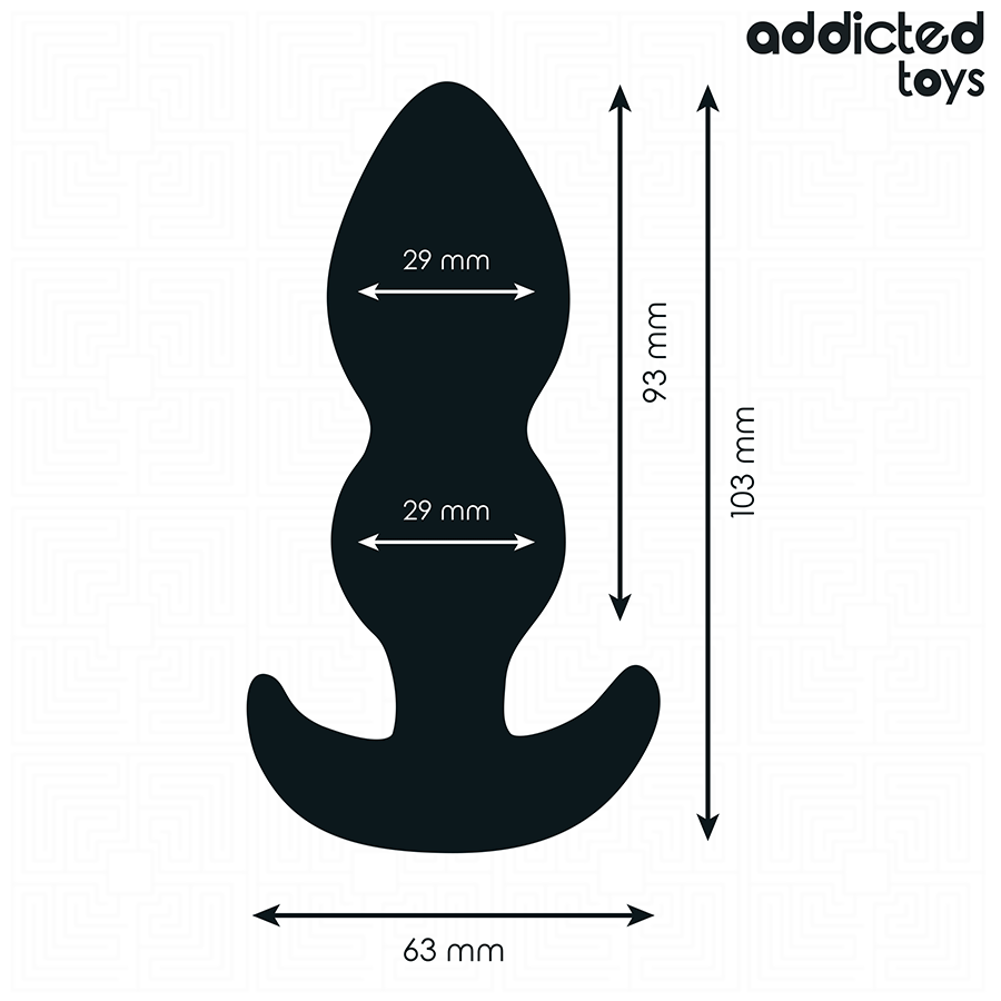 ADDICTED TOYS - ANAL PLUG SILICONE MAAT S 10.3 CM