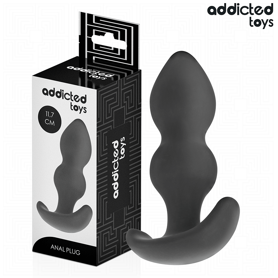 ADDICTED TOYS - ANALPLUG SILICONEN MAAT L 11,7 CM