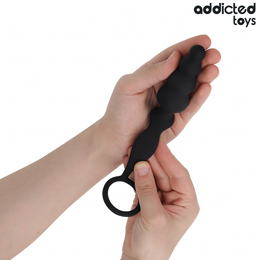 ADDICTED TOYS - BUTTPLUG MET RING SILICONEN MODEL 5
