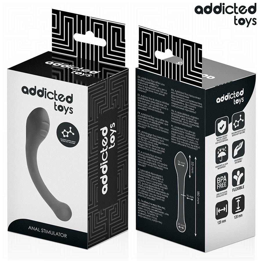 ADDICTED TOYS - ANAL STIMULATOR SILICONEN 18 CM