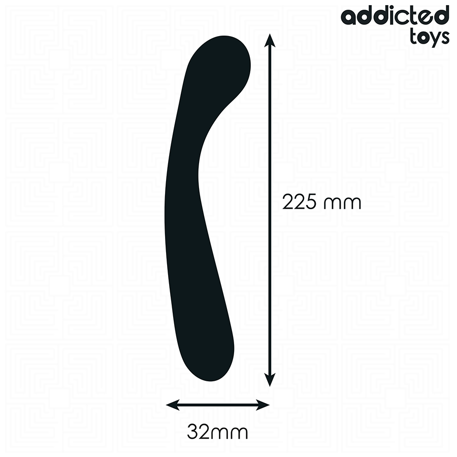ADDICTED TOYS - DUBBELE ANAAL MASSAGER SILICOON 22,5 CM