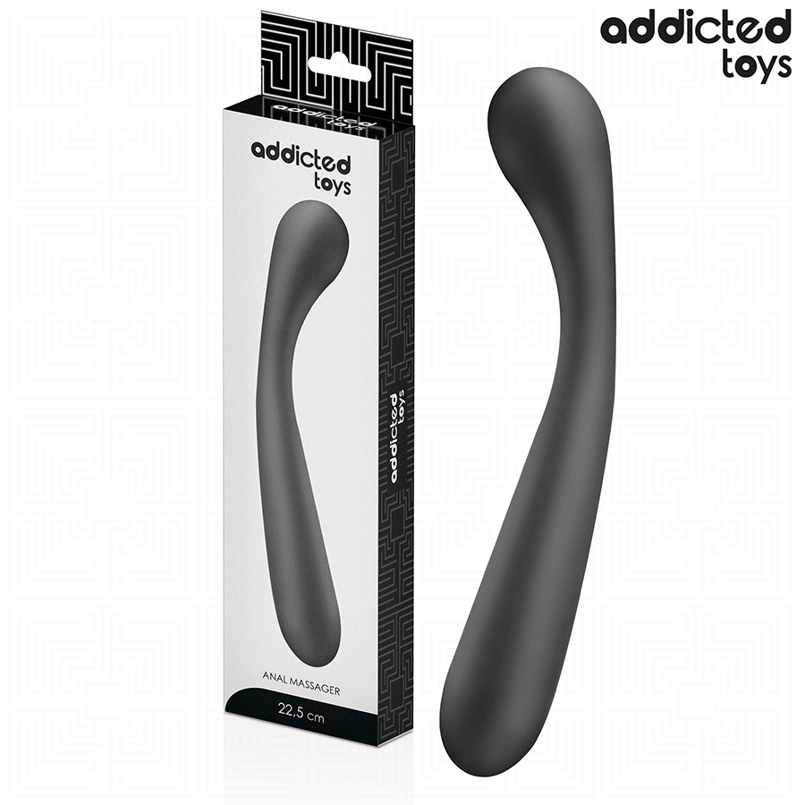 ADDICTED TOYS - DUBBELE ANAAL MASSAGER SILICOON 22,5 CM