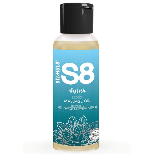 STIMUL8 - S8 REFRESH COTTON MASSAGEOLIE 125 ML