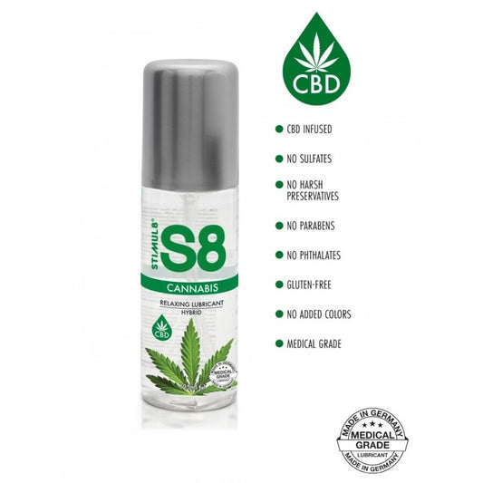 STIMUL8 - S8 CANNABIS HYBRIDE GLIJMIDDEL 125 ML