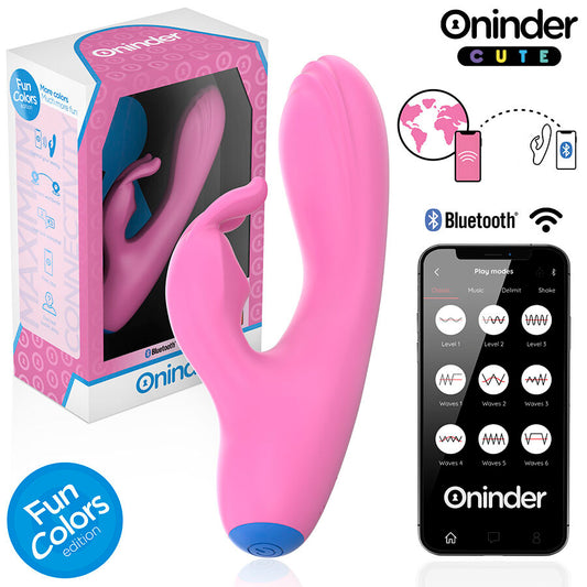 ONINDER CUTE - LOVE BUNNY VIBRATOR G-SPOT CLITORIS - GRATIS WERELDWIJDE APP