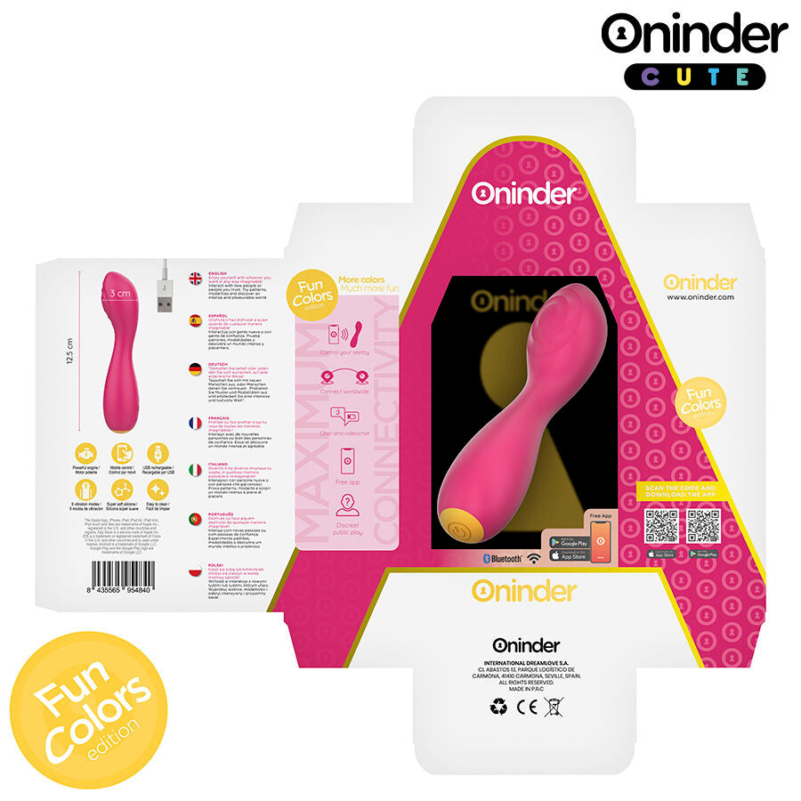 ONINDER CUTE - LOVE BUDDY MASTER G-SPOT VIBRATOR - GRATIS WERELDWIJDE APP