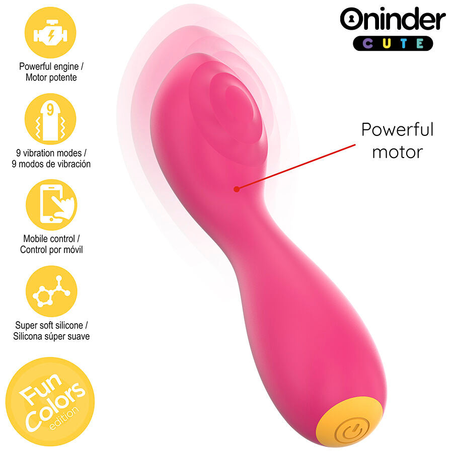 ONINDER CUTE - LOVE BUDDY MASTER G-SPOT VIBRATOR - GRATIS WERELDWIJDE APP