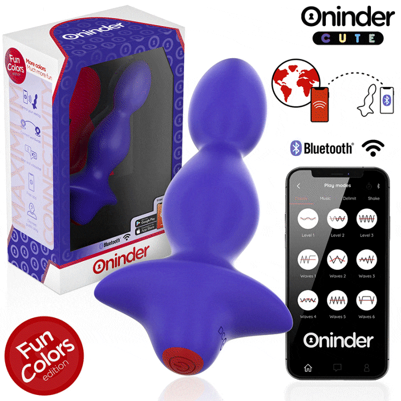 ONINDER CUTE - LOVE BUTT VIBRATING ANALPLUG DILATOR - WERELDWIJDE GRATIS APP