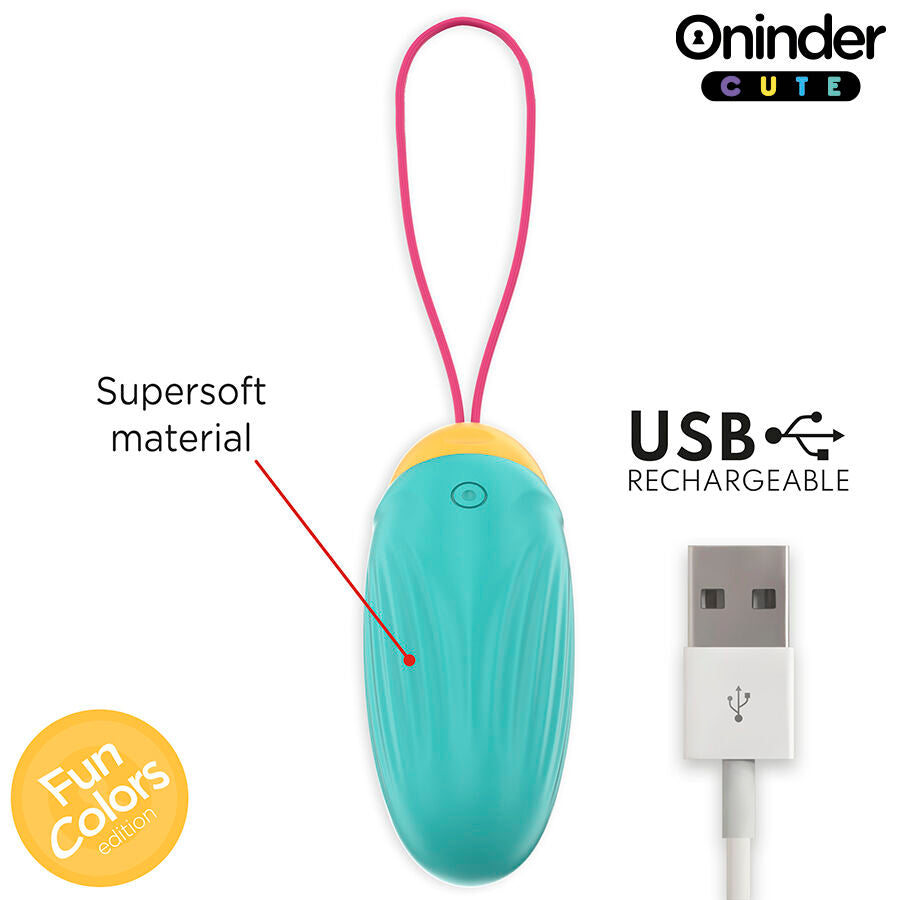 ONINDER CUTE - LOVE PLEASURE TRILLEND EI - DRAAIENDE SILICONEN EDELSTENEN - GRATIS WERELDWIJDE APP