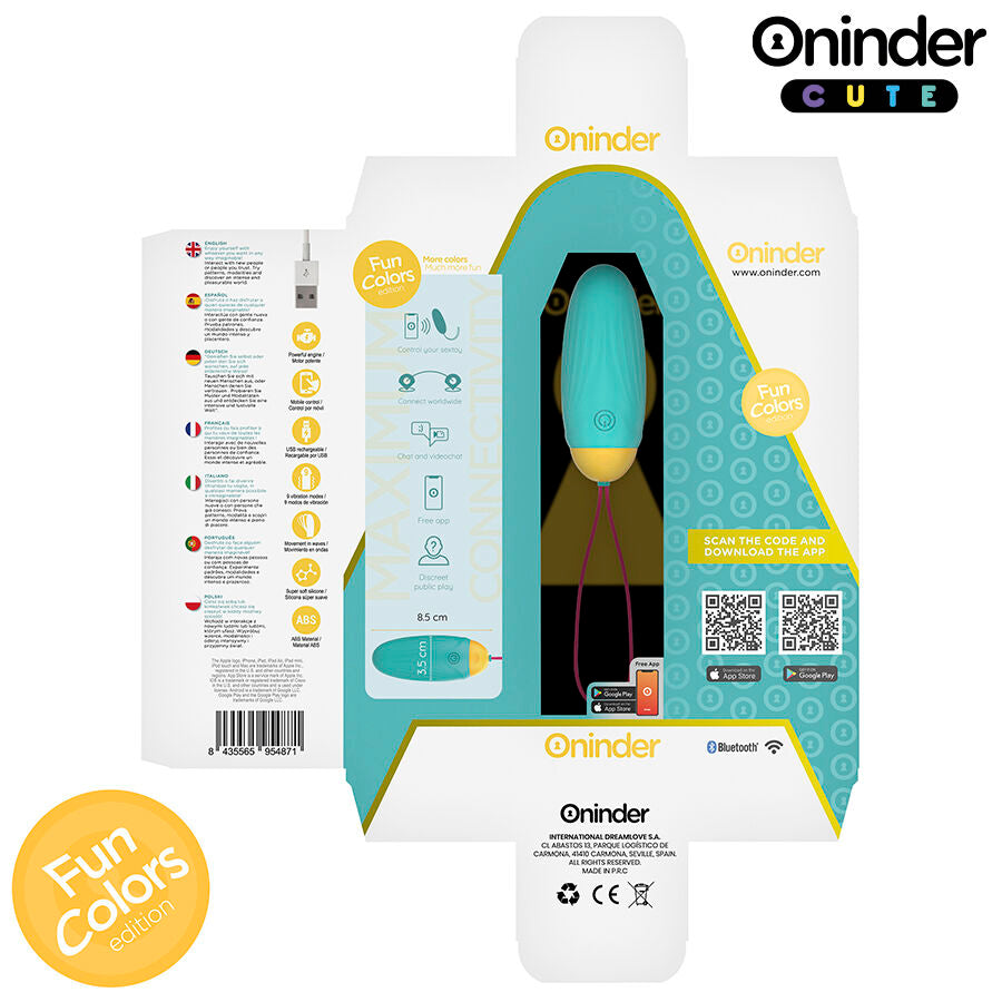 ONINDER CUTE - LOVE PLEASURE TRILLEND EI - DRAAIENDE SILICONEN EDELSTENEN - GRATIS WERELDWIJDE APP