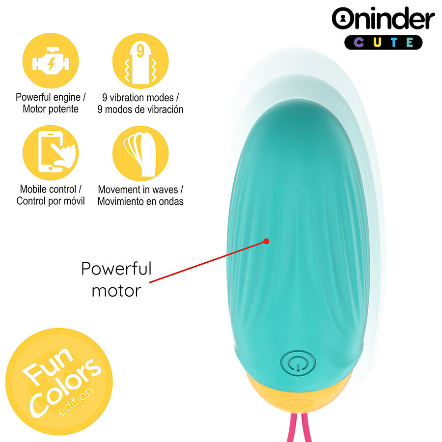 ONINDER CUTE - LOVE PLEASURE TRILLEND EI - DRAAIENDE SILICONEN EDELSTENEN - GRATIS WERELDWIJDE APP