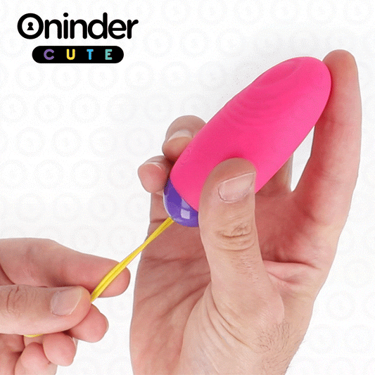 ONINDER CUTE - LOVE PLEASURE VIBRO-WAVE TAPPING SILICONEN EI - GRATIS WERELDWIJDE APP