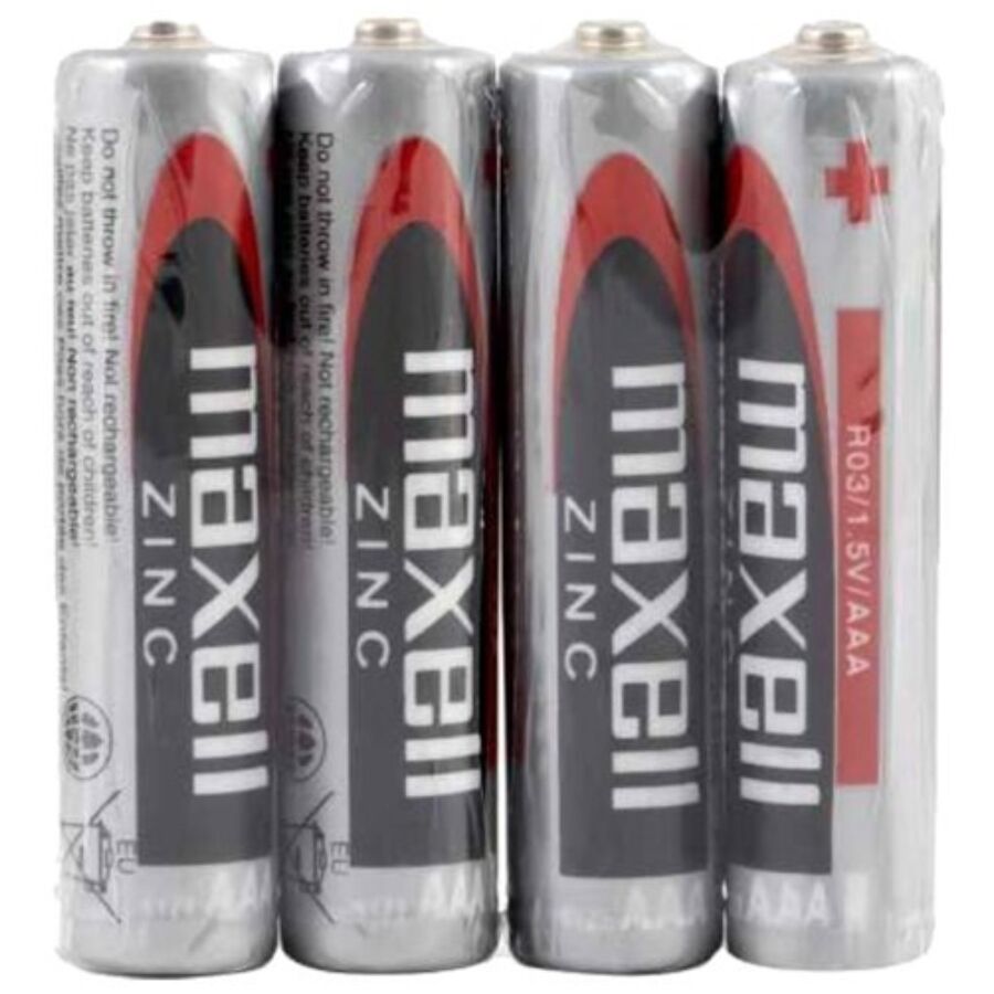 MAXELL - BATTERIJ SALINA MANGAAN AAA R03 KRIMPFOLIE*4