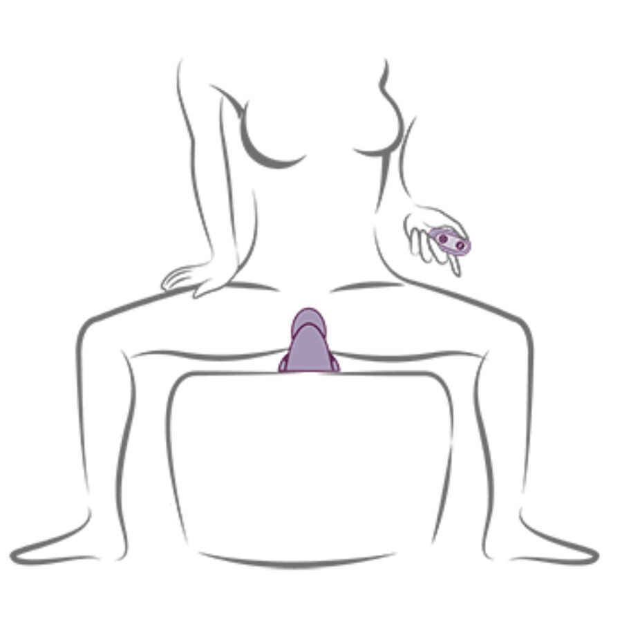 ROCKS- OFF - RUBY GLOW PAARSE ZITVIBRATOR