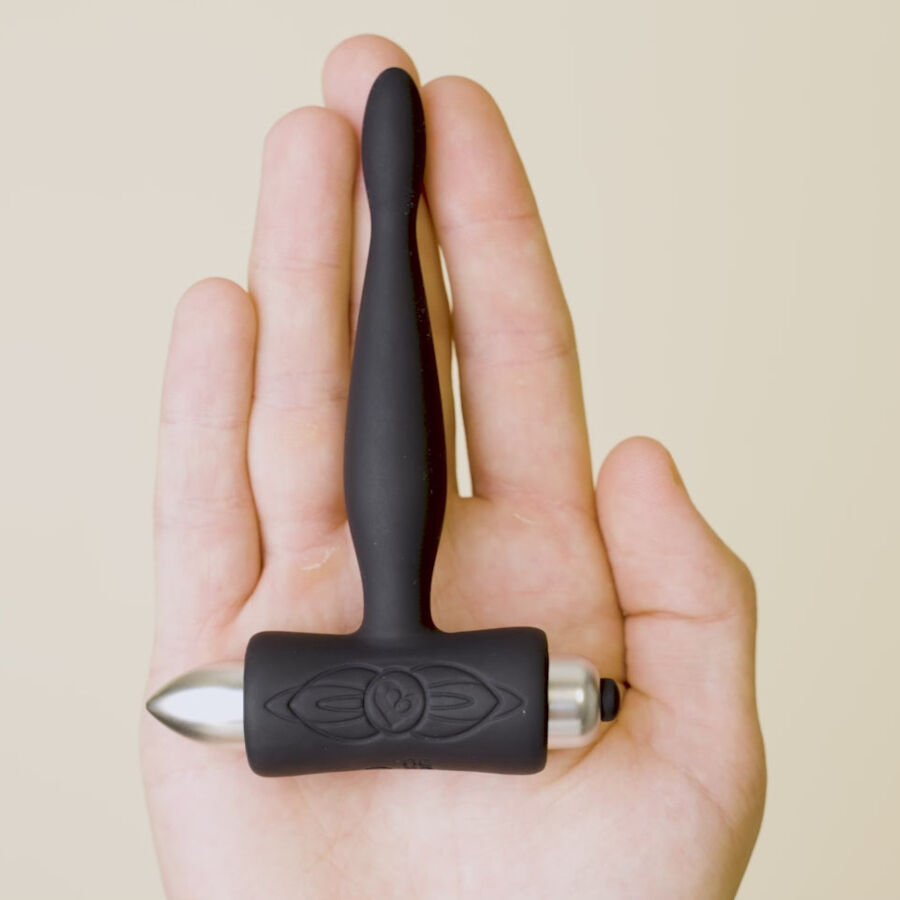 ROCKS-OFF - PETITE SENSATIONS TEAZER ANALE PLUG VIBRATOR ZWART