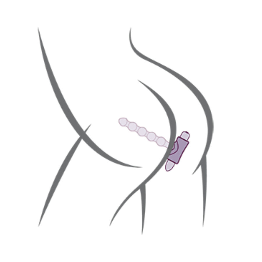 ROCKS- OFF - PETITE SENSATIONS PARELT JES ANAL PLUG VIBRATOR ZWART