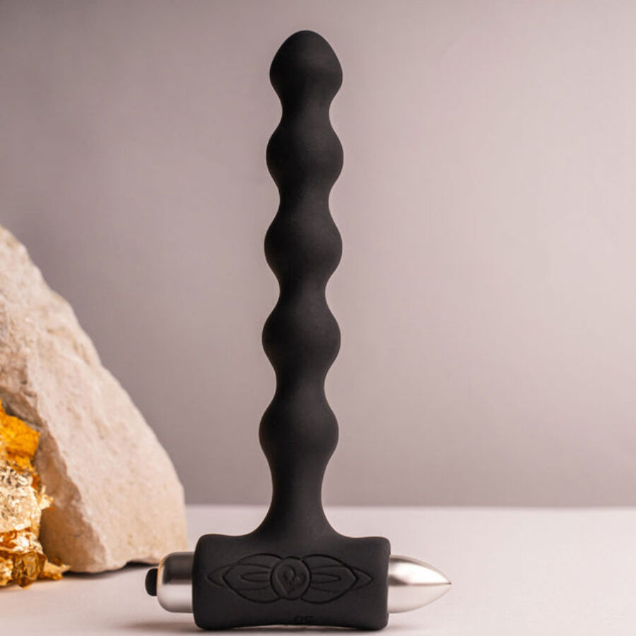 ROCKS- OFF - PETITE SENSATIONS PARELT JES ANAL PLUG VIBRATOR ZWART