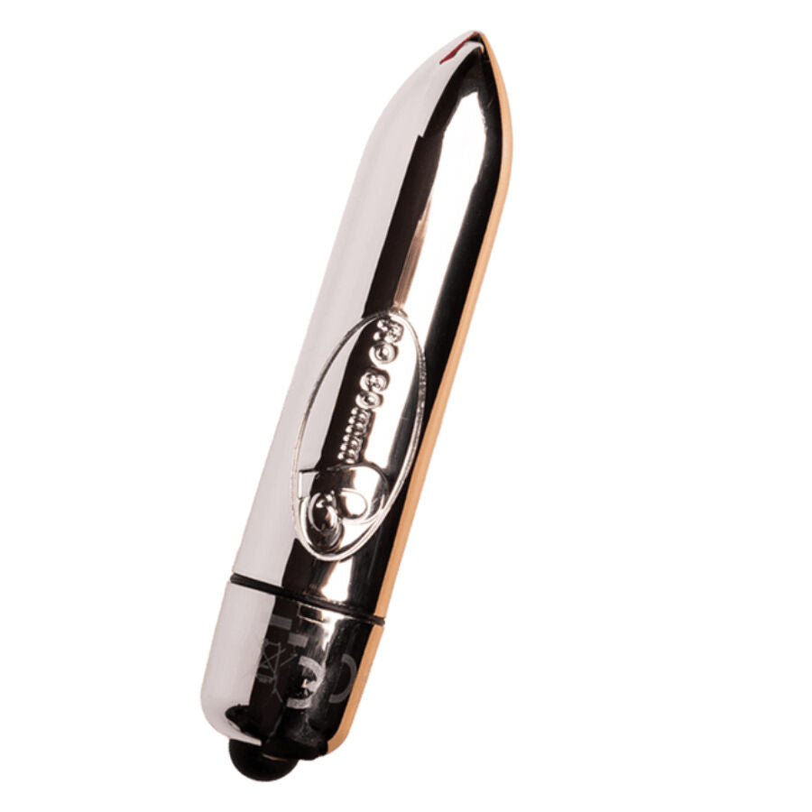ROCKS-OFF - RO-80 CHROME VIBRATING BULLET ZILVER