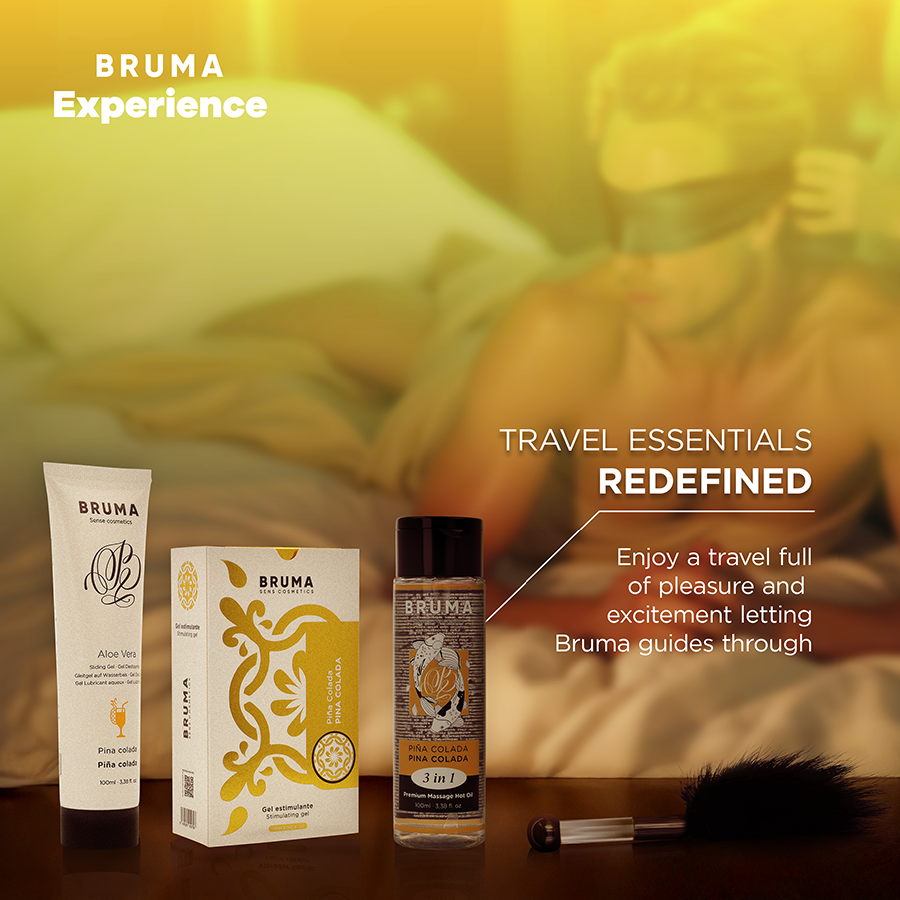 BRUMA XPERIENCE - ZOETE PINA COLADA VERLEIDINGSPAKKET MET ORGASMEVERSTERKER