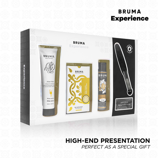 BRUMA XPERIENCE - ZOETE PINA COLADA VERLEIDINGSPAKKET MET ORGASMEVERSTERKER