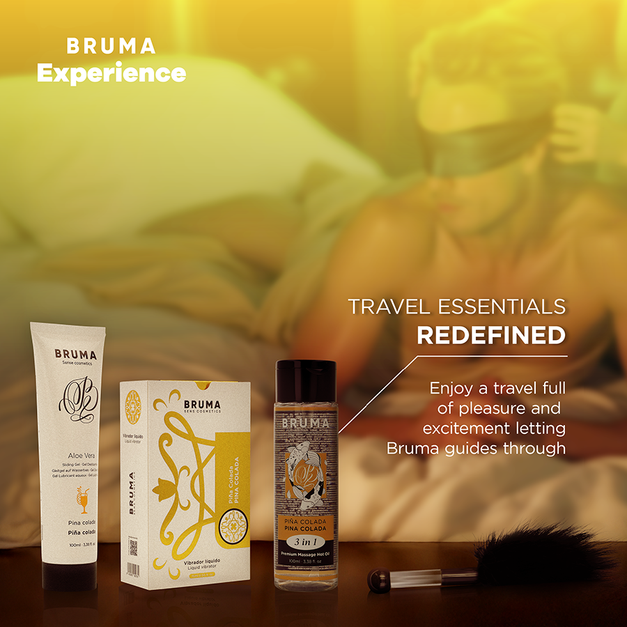 BRUMA XPERIENCE - VIBRO-ORGASMISCHE PINA COLADA ZOETE VERLEIDING KIT