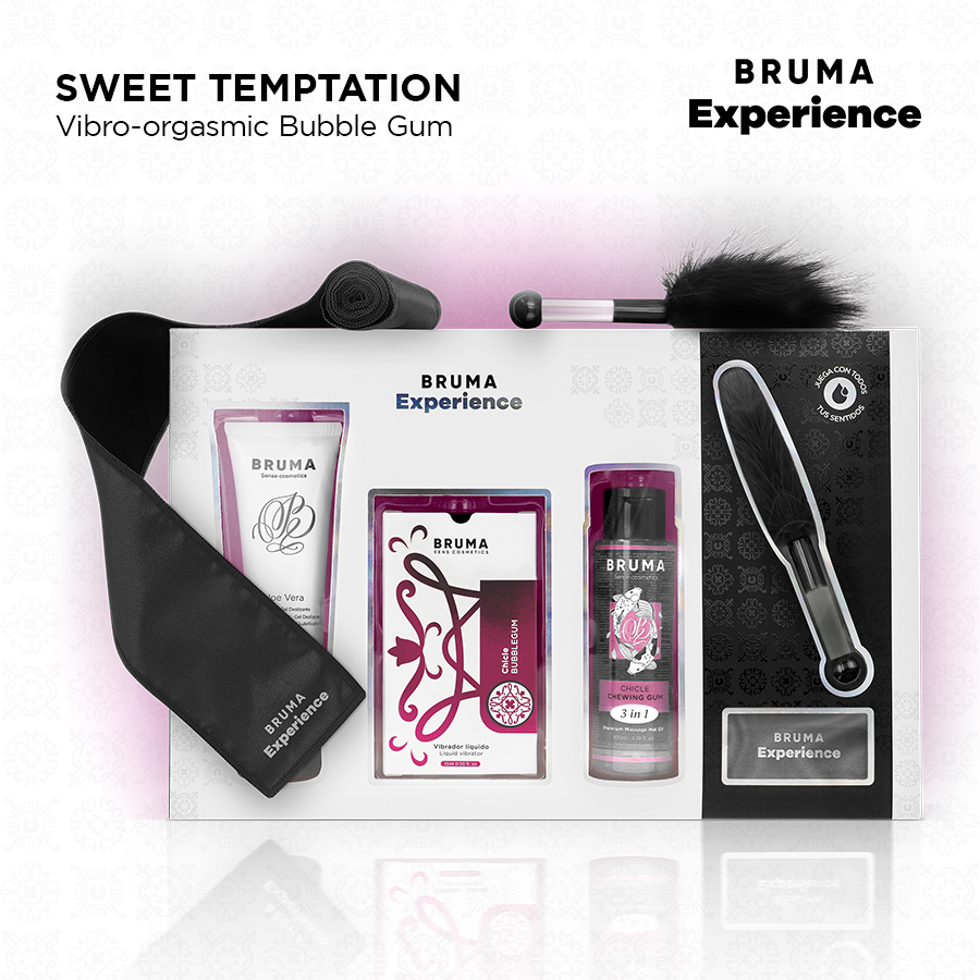 BRUMA XPERIENCE - VIBRO-ORGASTISCHE ZOETE GUM VERLEIDINGSKIT