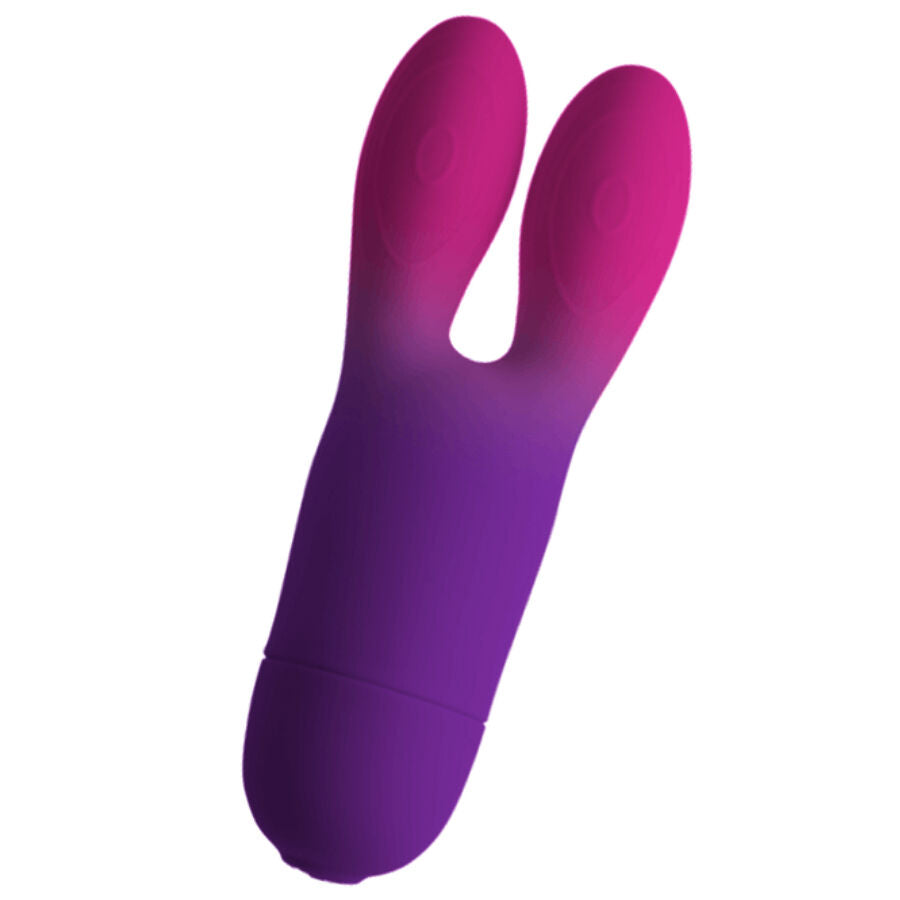ROCKS- OFF - GLO-GIRL BUNNY PAARSE FLEXIBELE VIBRATOR