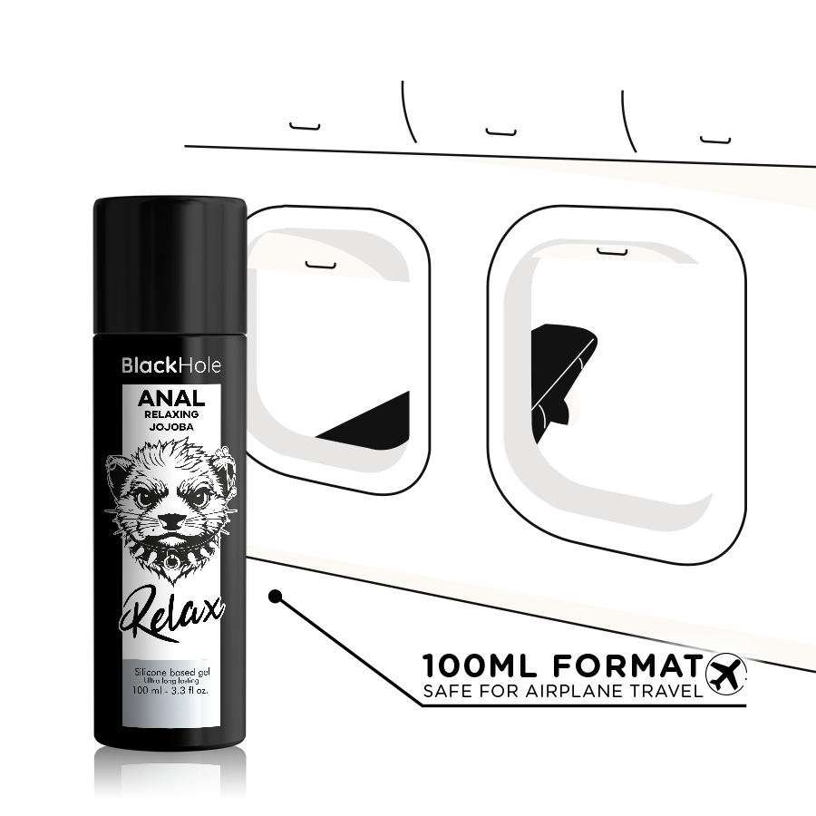 BLACK HOLE - ANALE ONTSPANNENDE JOJOBA RELAX SILICONEN BASIS 100 ML