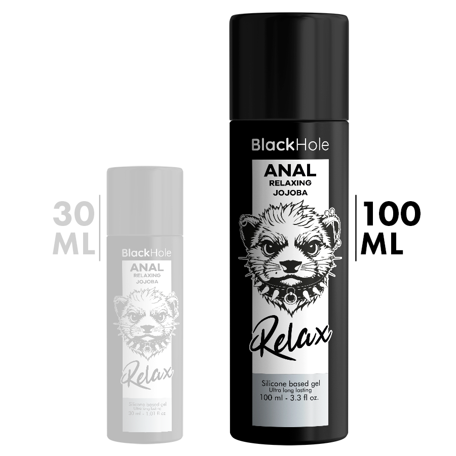 BLACK HOLE - ANALE ONTSPANNENDE JOJOBA RELAX SILICONEN BASIS 100 ML