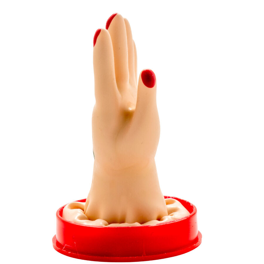 CONDOMERIE - HANDGESCHILDERDE NIEUWSGEMAAKTE CONDOMS HANDMODEL 1