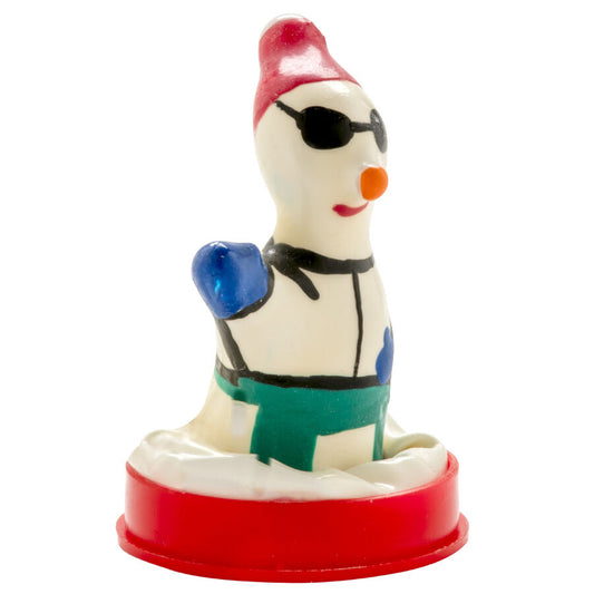 CONDOMERIE - HANDGESCHILDERDE FUN CONDOMS SNOWBOARDER XL