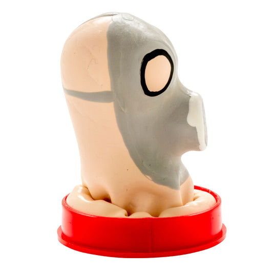 CONDOMERIE - HANDGESCHILDERDE FUN CONDOMS GASMASKER