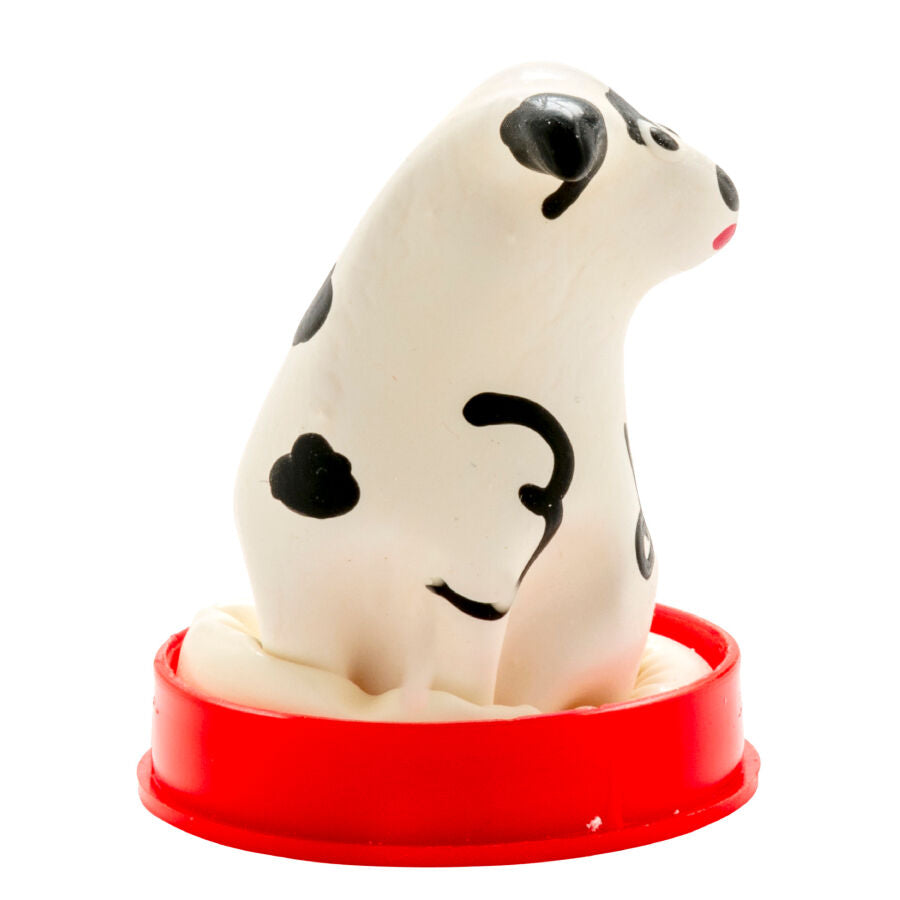 CONDOMERIE - HANDGESCHILDERDE NIEUWIGHEIDSCONDOMS DALMATISCHE HOND