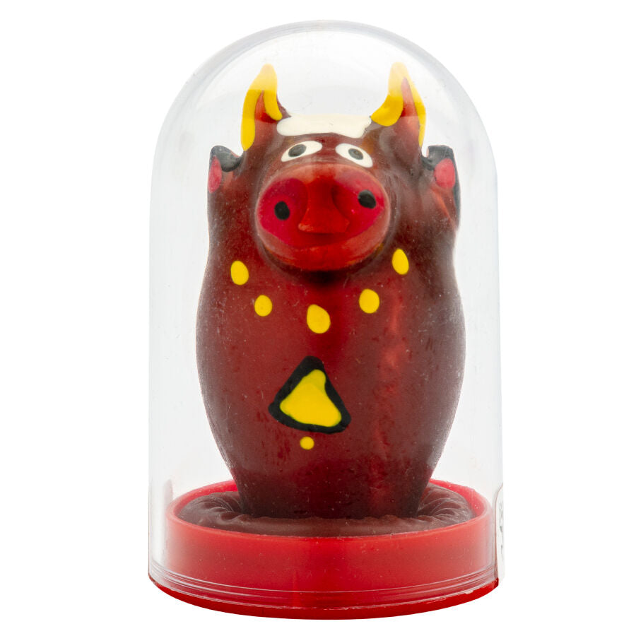 CONDOMERIE - HANDGESCHILDERDE NIEUWIGHEID CONDOMS STIER MODEL 1