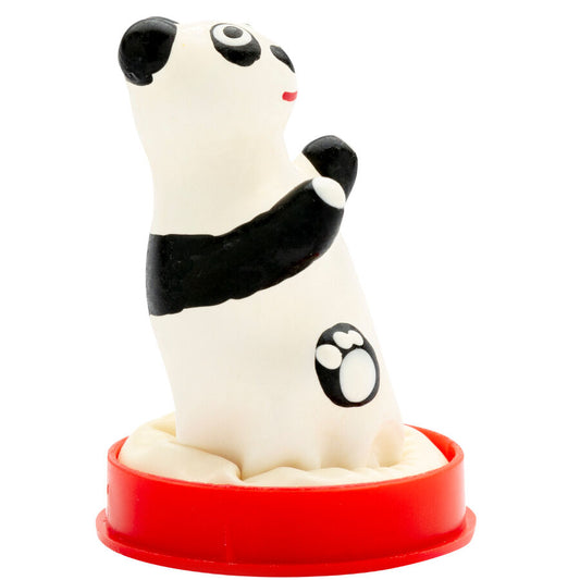 CONDOMERIE - HANDGESCHILDERDE FUN CONDOMS PANDA MODEL 1