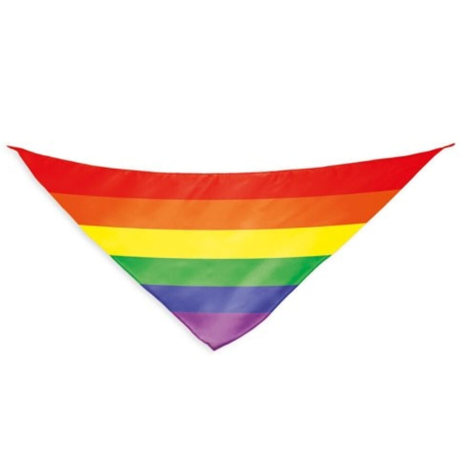 PRIDE - REGENBOOGVLAG DRIEHOEKIGE KATOENEN SJAAL