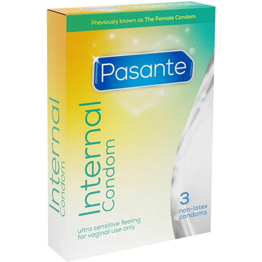 PASANTE - INTERN CONDOOM NIET-LATEX 3 STUKS