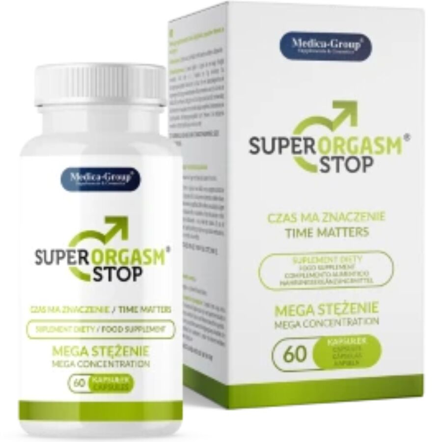MEDICA GROUP - SUPER ORGASME STOP UITSTEL VOOR MANNEN 60 CAPSULES